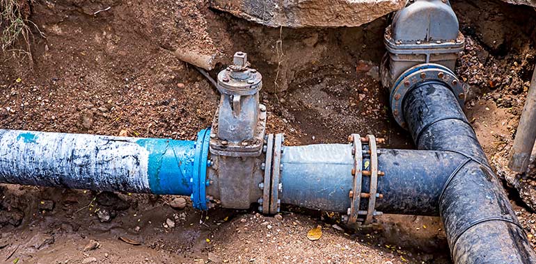 sewer line repair and installation services
