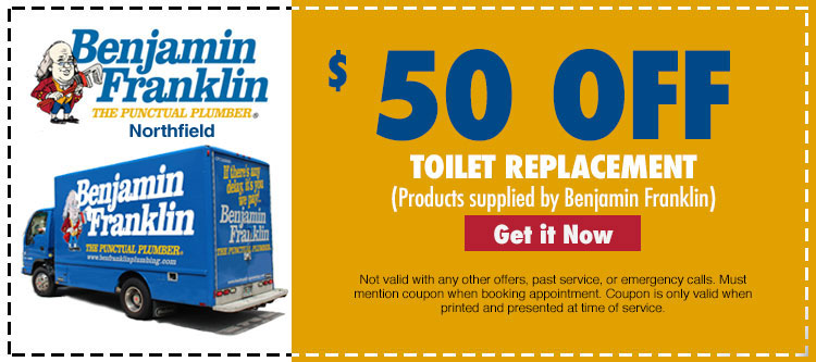 discount on toilet repair or replacement